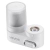 Faucet Mount Water Filter, Vertical Water Purifier for Sink Tap, Carbon Fiber Filters, Removes Chlorine Lead with 1 Filter
