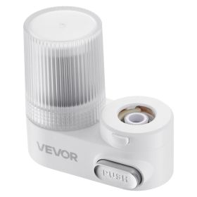 Faucet Mount Water Filter, Vertical Water Purifier for Sink Tap, Carbon Fiber Filters, Removes Chlorine Lead with 1 Filter