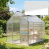 Greenhouse panel, transparent