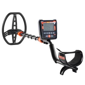 Metal Detector for Adults, 10", Professional High Accuracy Gold Detector, IP68 Waterproof Search Coil with Display, Headphones, 5 Modes