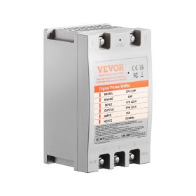 3 Phase Converter - 5HP 15A 220V Single Phase to 3 Phase Converter, Digital Phase Shifter for Residential and Light Commercial Use