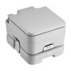 Portable Toilet for Camping with Carry Bag, RV Toilet with 3.2 Gal Waste Tank, Push-Button Pressurized Flush Commode