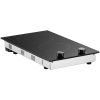 Electric Cooktop, 12 inch 2 Burners Built-in Electric Stove Top, 3000W Ceramic Top Radiant Cooktop, with Glass Panel, Knob Control, 11 Heat Levels