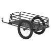 Bike Cargo Trailer, 275 lbs Load Capacity, Heavy-Duty Bicycle Wagon Cart, Foldable Compact Storage & Quick Release with Universal Hitch, 20" Wheels
