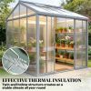 Greenhouse panel, transparent